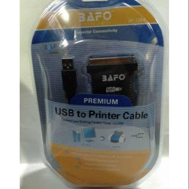 Usb To Parallel BAFO Original Cable (USB To LPTPrinter) Shopee Malaysia