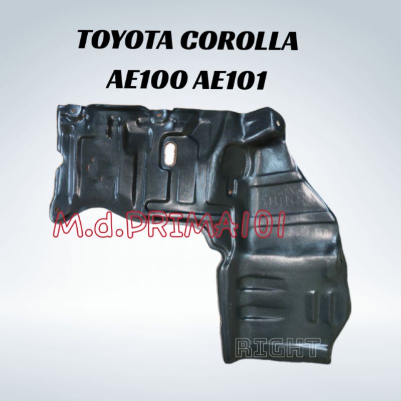 Toyota Corolla ae100 EE101 Engine Under Cover Shopee Malaysia