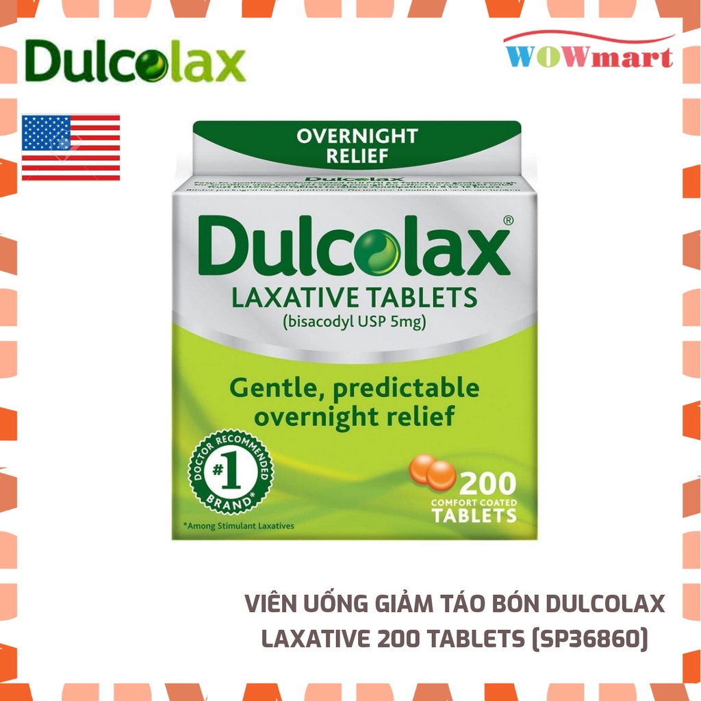 Dulcolax Laxative 200 Tablets Constipation Reliever Shopee Malaysia