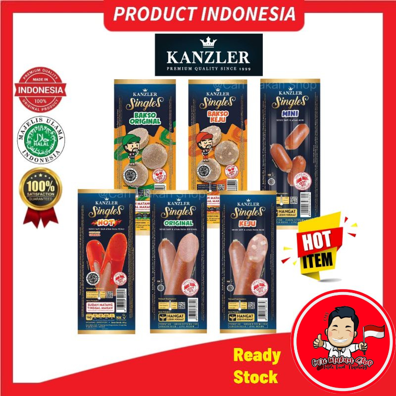 🔥ready Stock🔥kanzler Sosis And Bakso Product Indonesia 🇮🇩 Siap Makan