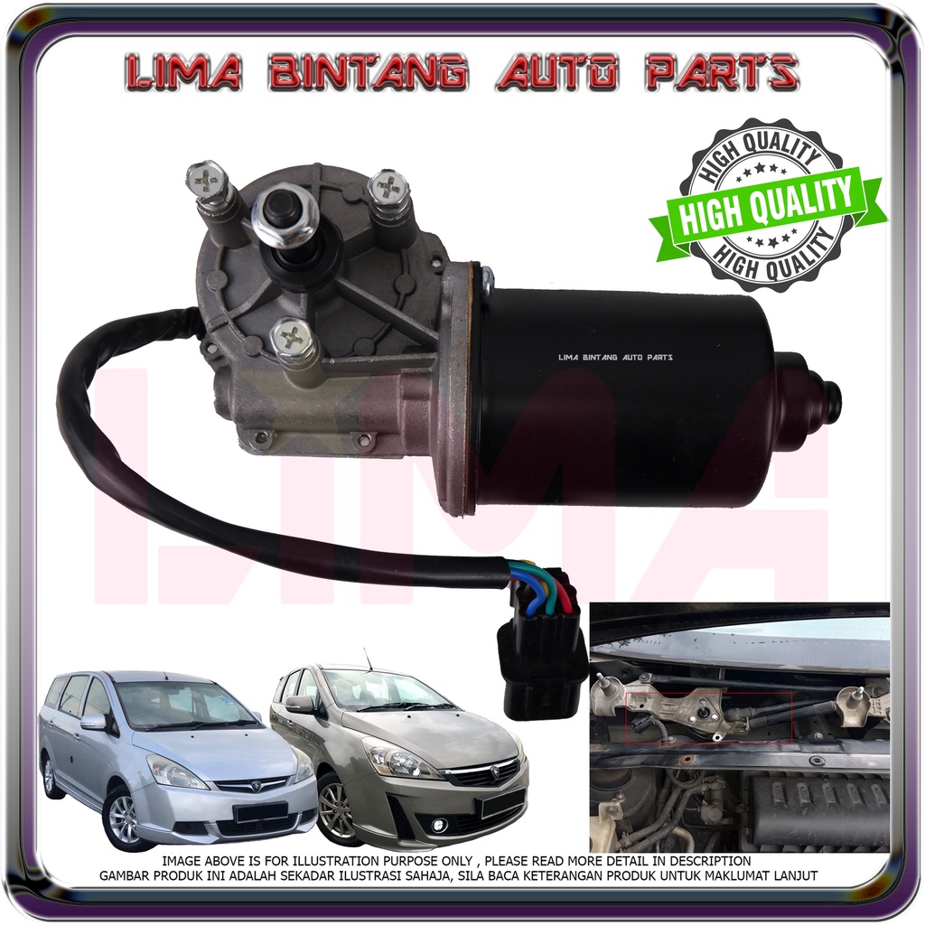 Proton Exora Cps , Cfe , Bold Turbo Front Windshield Wiper Motor