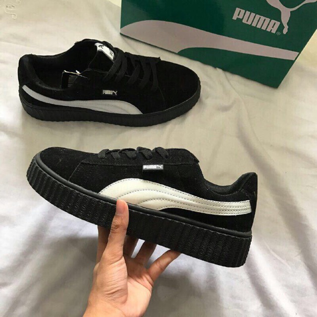 Puma Creeper (Black White) Shopee Malaysia