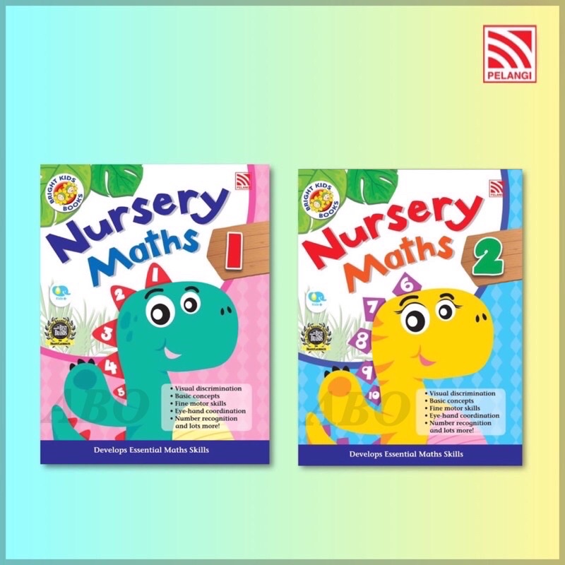 Abo Bright Kids Nursery Maths 1 And 2 Pelangi Shopee Malaysia