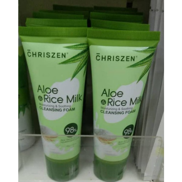 CHRISZEN CLEANSING FOAM ALOE & RICE MILK 50G Shopee Malaysia