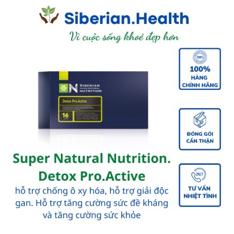 Siberian's super natural nutrition detox pro active | Shopee Malaysia