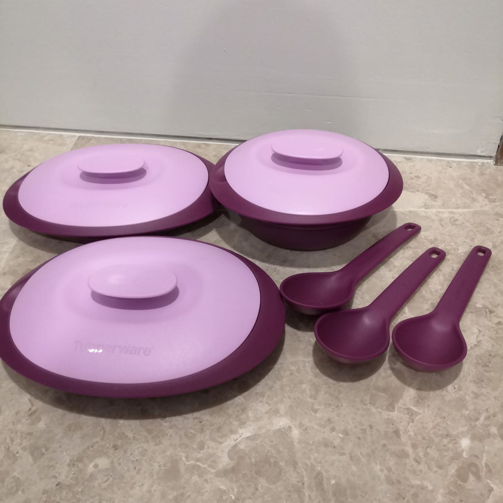 Tupperware Purple set instock🟣 #tupperware #tupper #ware