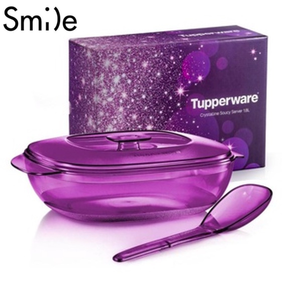 (Tupperware) Purple Royale Crystalline Rice Server (1) 1.8L / 2.5L ...