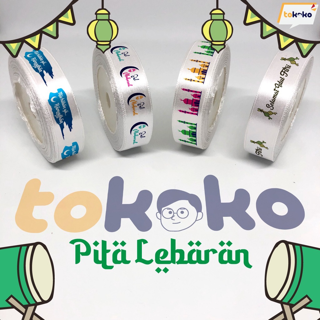 Ramadhan Eid Ribbons Per Meter for Decorating Hampers, Various Cute ...