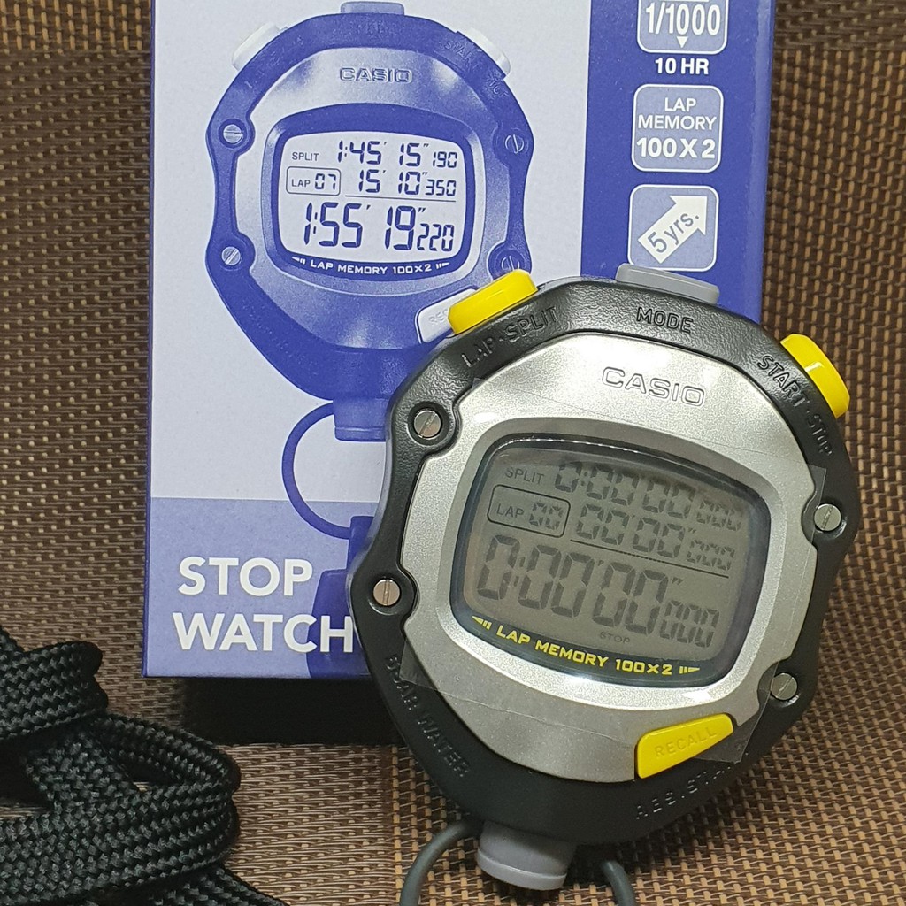 Casio Stopwatch HS-70W-1D | Shopee Malaysia