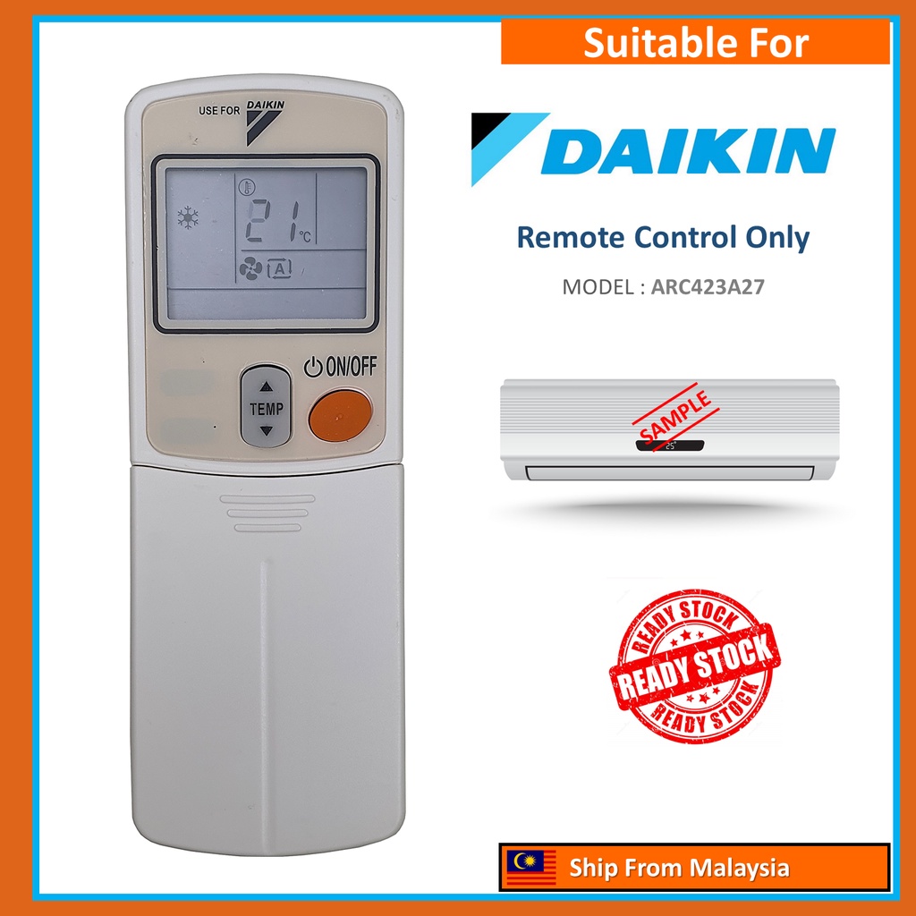 Daikin Replacement For Daikin Air Cond Aircond Air Conditioner Remote