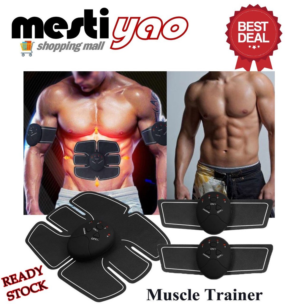 Smart Muscle EMS Body Muscle Stimulator Abdominal Muscle Toning ABS ...