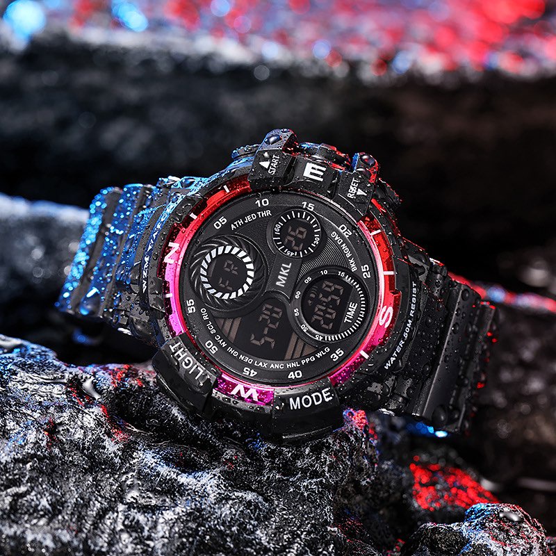 Fashion Men Watch Women Watch Fashion Waterproof Led Digital