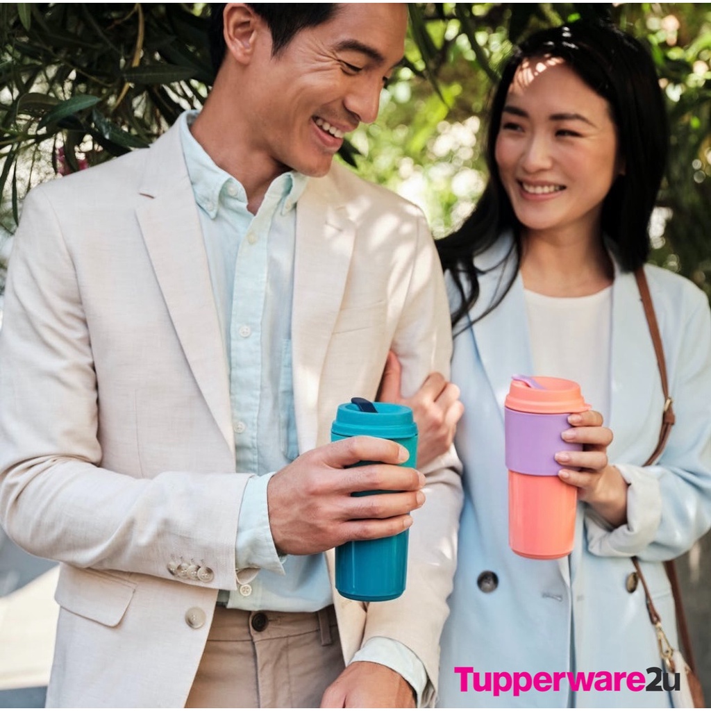 (New) (Ready Stock)Tupperware Coffee To Go, 490ml(Imported-Best Seller ...