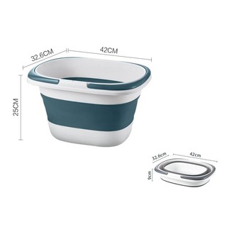 Collapsible Bucket Foldable bucket Portable Water Pail Suitable for Flat  Mop, Car Washing, Travelling