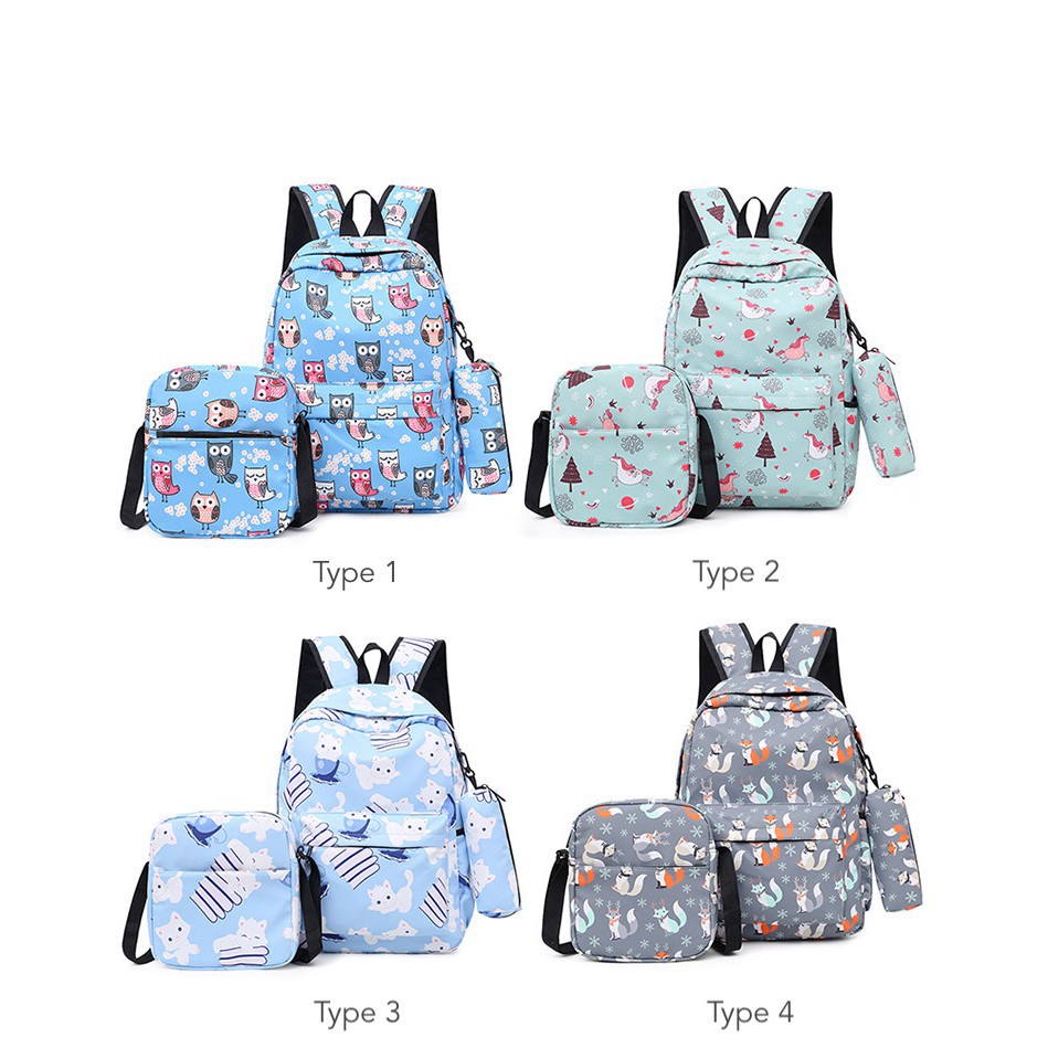 smiggle school bag/smiggle pencil case/smiggle/ [ECOGROW] SET OF 3