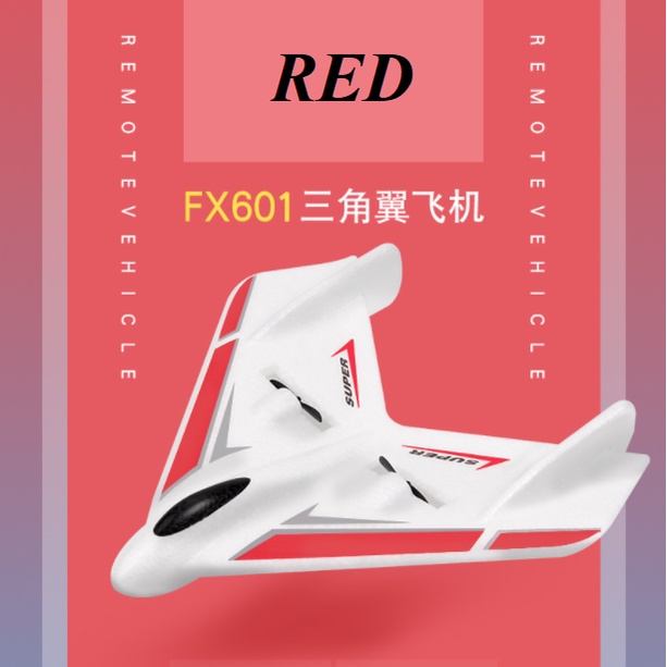 RED Remote Control Airplane Delta-wing Airplane Glider Fixed-wing ...
