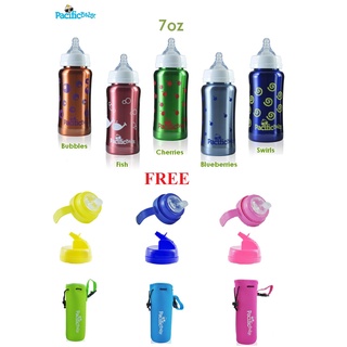 Pacific Baby Hot-Tot Stainless Steel Insulated 7 oz Infant Baby Eco Feeding  Bottle - 2 Pack