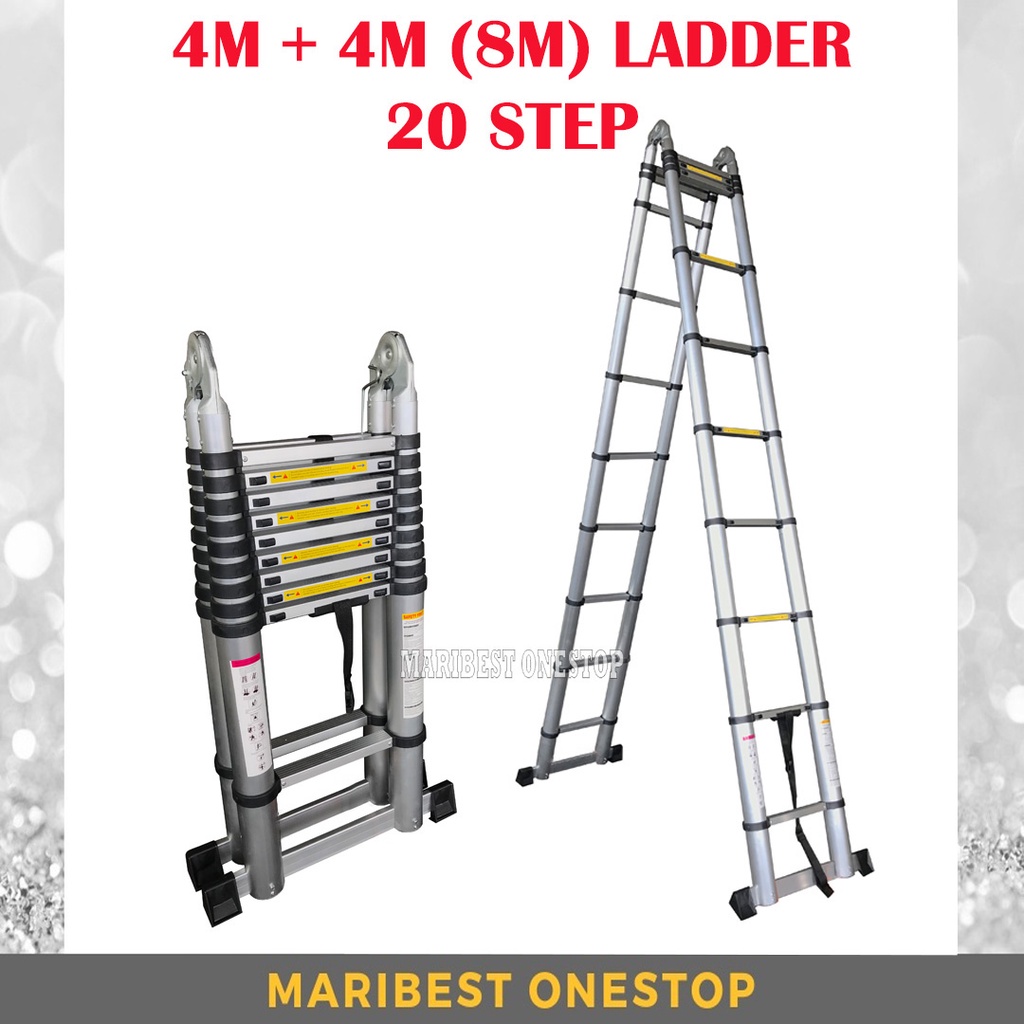 8m deals telescopic ladder