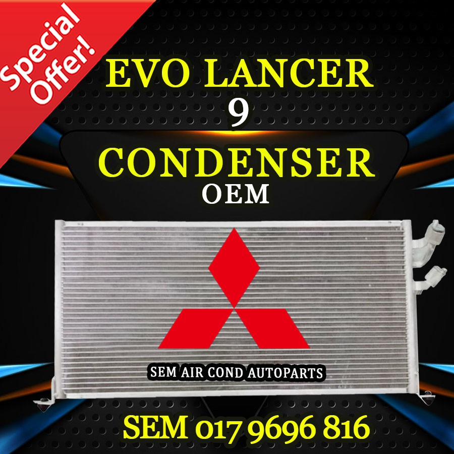 MITSUBISHI LANCER EVO 9 OEM TAIWAN NEW CONDENSER/ KONDENSER (CAR