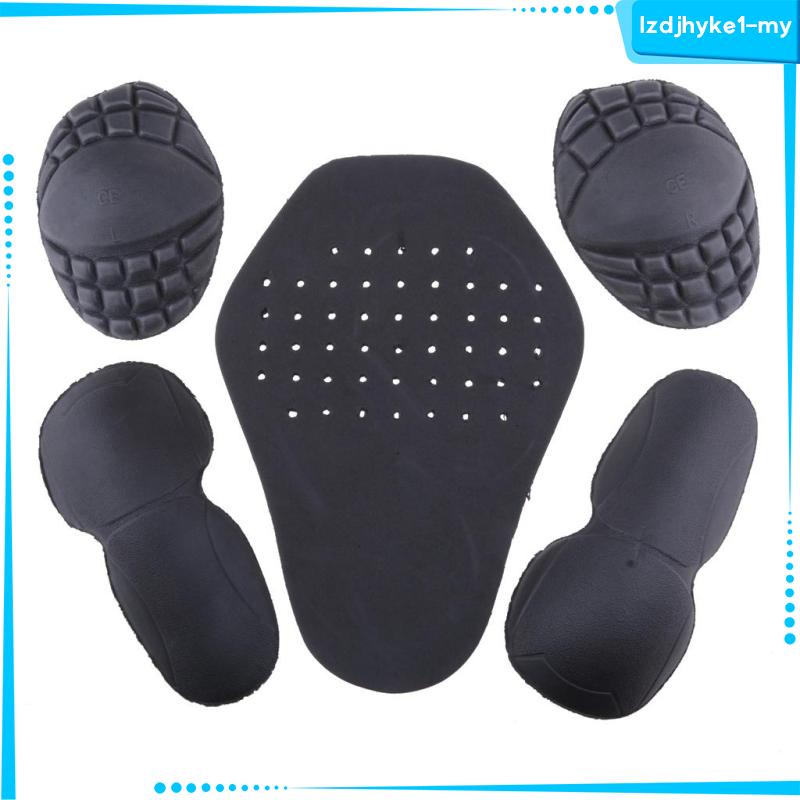 [Activity Price] 5pcs Motorcycle Removable EVA Riding Shoulder Elbow ...