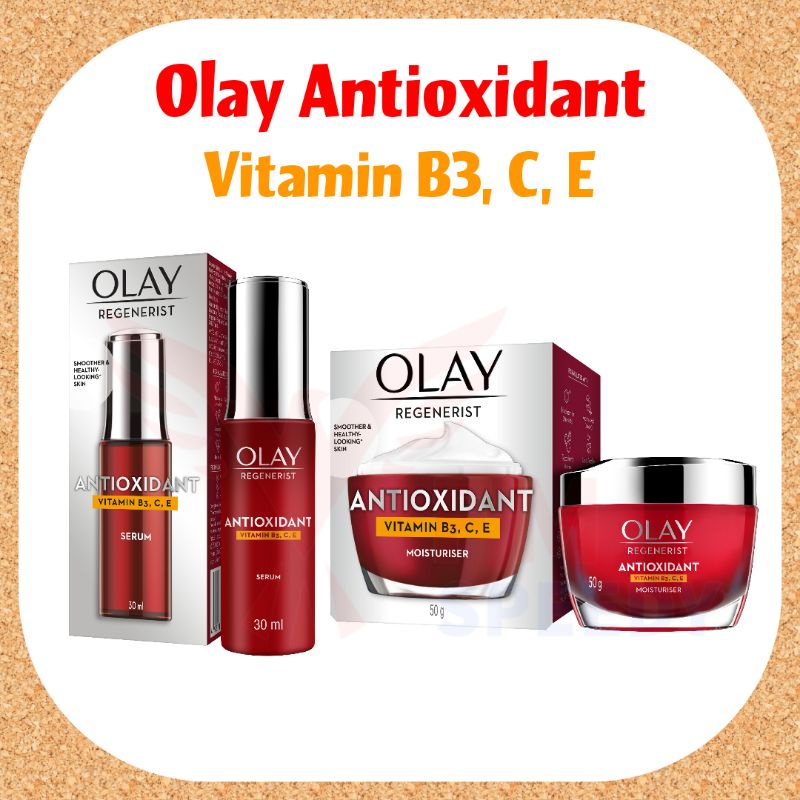 Olay Regenerist Antioxidant Vitamin B3, C, E Moisturizer 50g/Serum 30ml