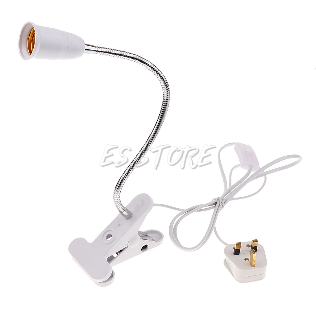 Clipon Desk Lamp Socket, Desk Lamp Adapter, Clipon Lamp Holder, E27