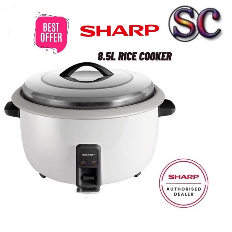 Sharp Commercial Rice Cooker KSH858C-WH (8.5L) | Shopee Malaysia