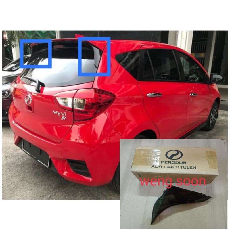 Myvi Icon Rear spoiler garnish(original) | Shopee Malaysia