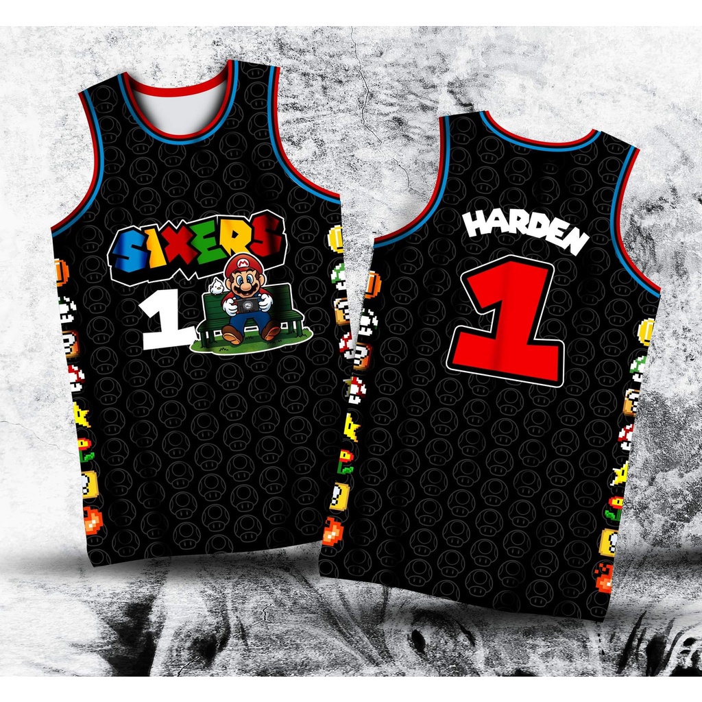 Men's Terno 2022 New Black Basketball Jersey! Philadelphia Six James