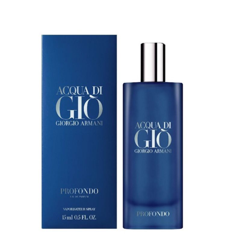 ORIGINAL Acqu@ Di Gio Profondo 15ml EDP Travel Spray Perfume | Shopee ...