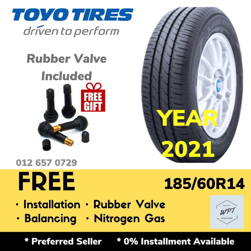 185/60R14 TOYO Nano Energy 3 NE03 (Installation) NEW TYRE TAYAR