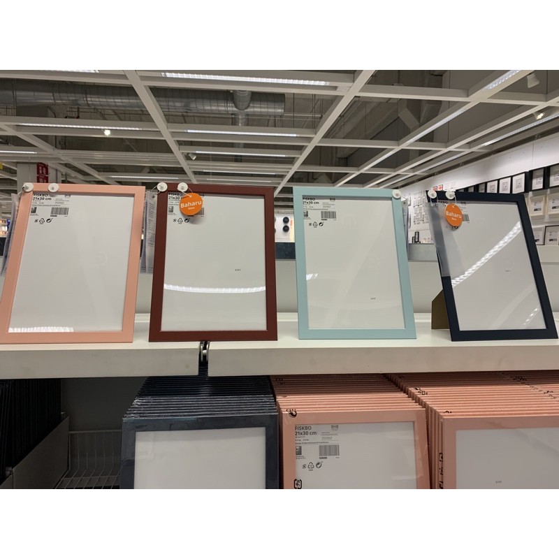FISKBO A4 Wooden Frame 21x30cm Frame dinding Frame Murah Shopee Malaysia
