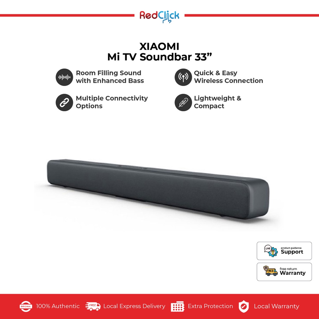 Xiaomi Mi Soundbar (MDZ-27-DA) 33" /Redmi Mi TV SoundBar Speaker 30W ...