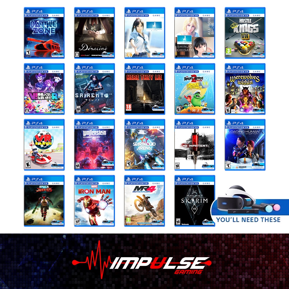 Playstation vr game clearance list