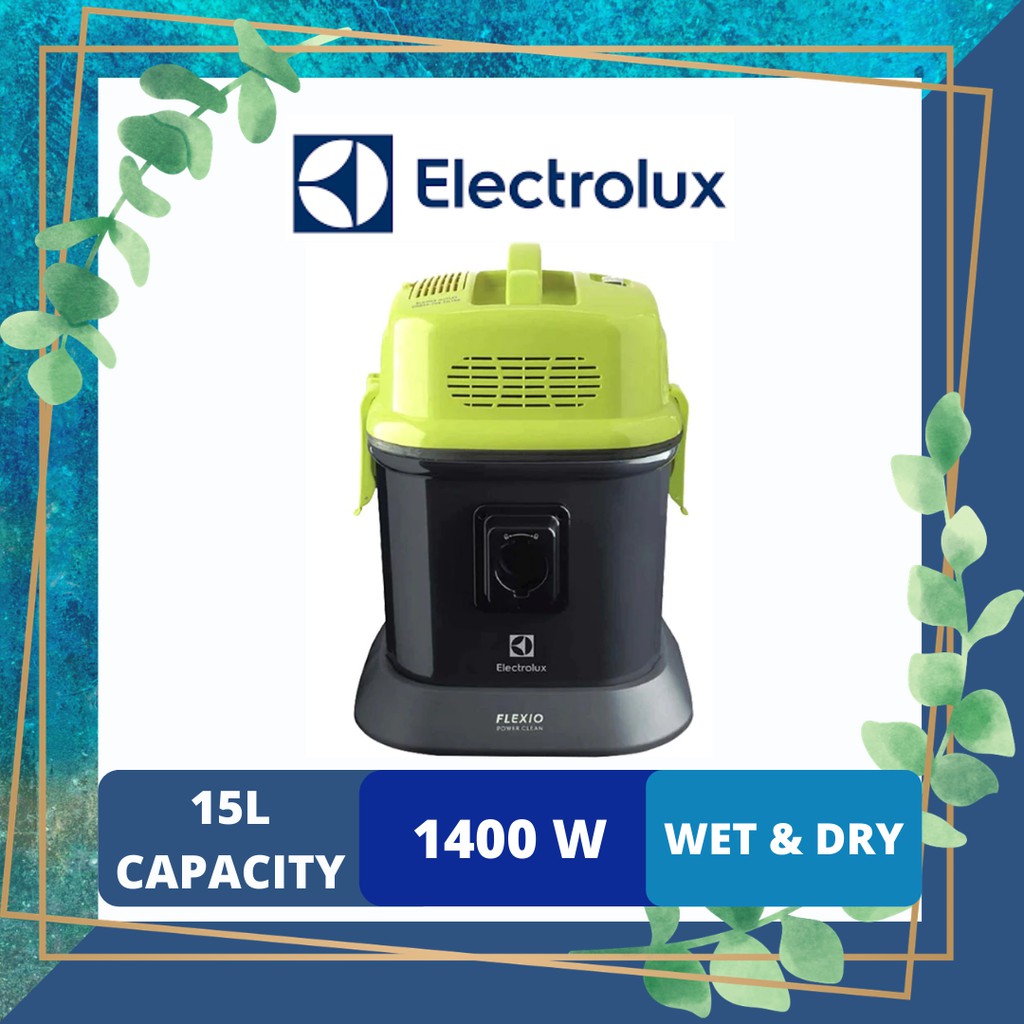 ELECTROLUX FLEXIO Z823 WET & DRY VACUUM CLEANER (APPLE GREEN) | Shopee ...