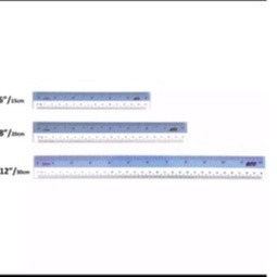 6 Pcs pembaris panjang pembaris tangan long ruler plastic ruler ...