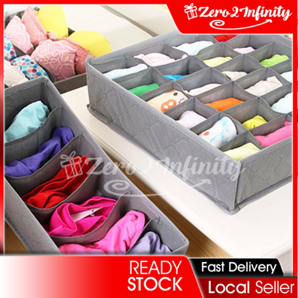 HTW shop Foldable Divider Bras Storage Box Non-woven Fabric Folding ...