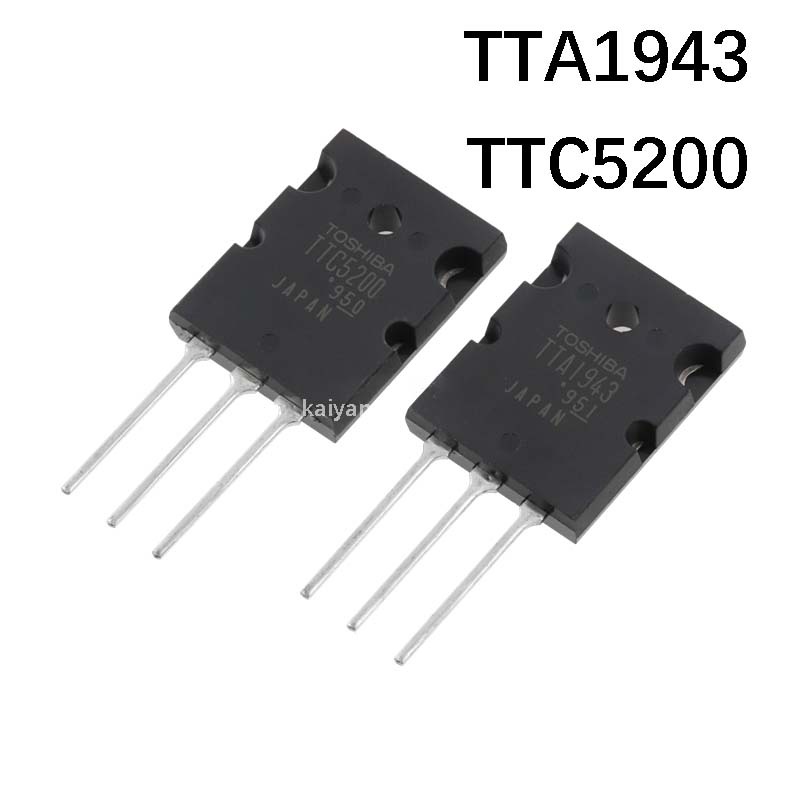 10pcs TTA1943 TTC5200 A1943 C5200 amplifier to tube high power | Shopee