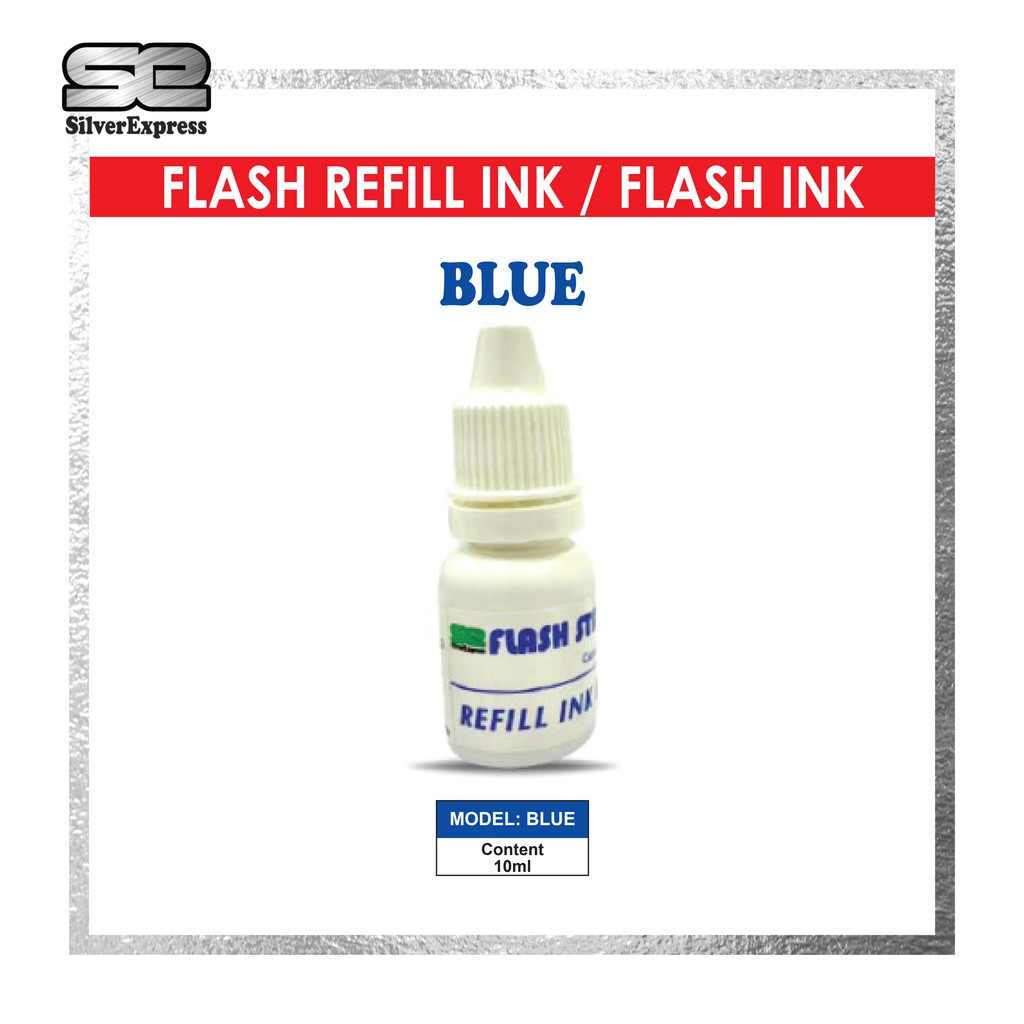 Flash Ink, Flash Stamp Ink, Office Stamp Refill Ink | Shopee Malaysia