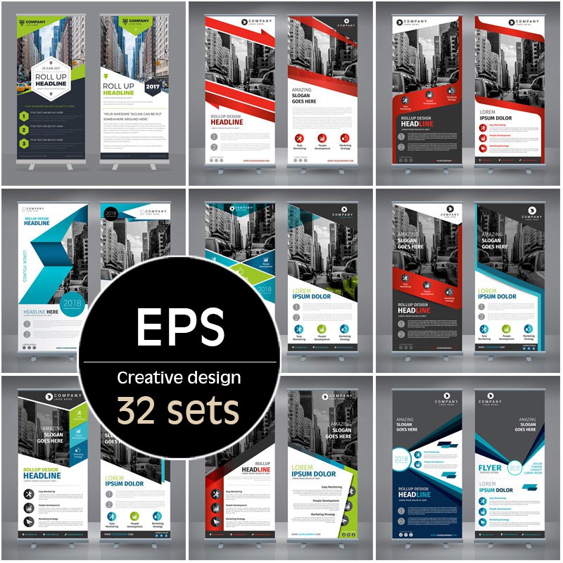 Graphic Design Template Bundle Pack / Corporate Design / Mock Up ...