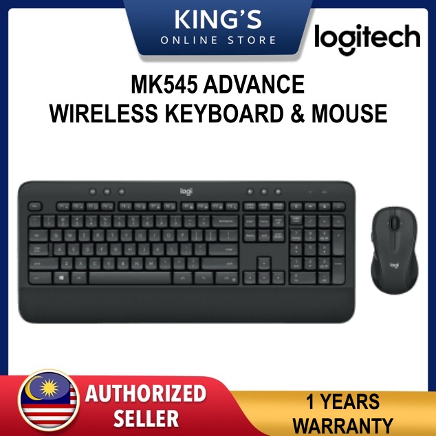 LOGITECH MK545 ADVANCED WIRELESS KEYBOARD & MOUSE COMBO | Shopee Malaysia