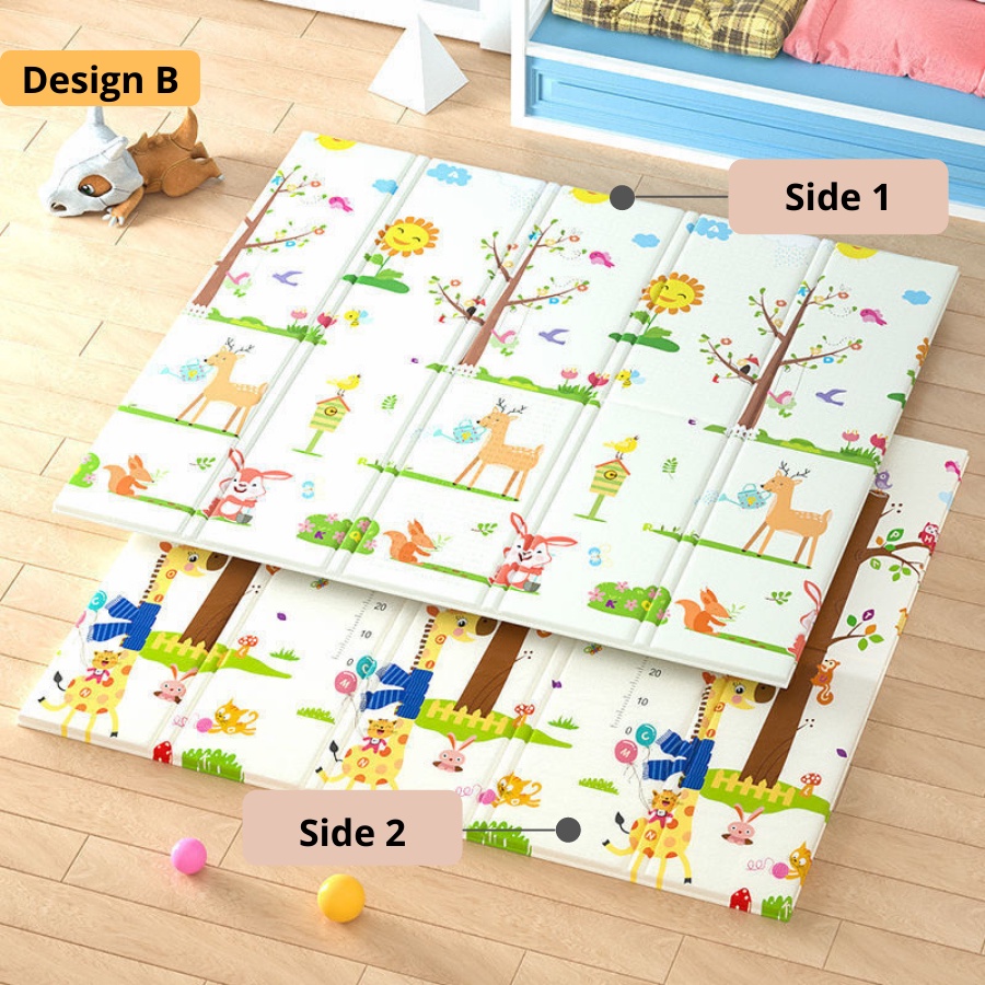 Mamachoo Playmat 2cm Baby Foldable Playing Crawling Floor Mat Thick 