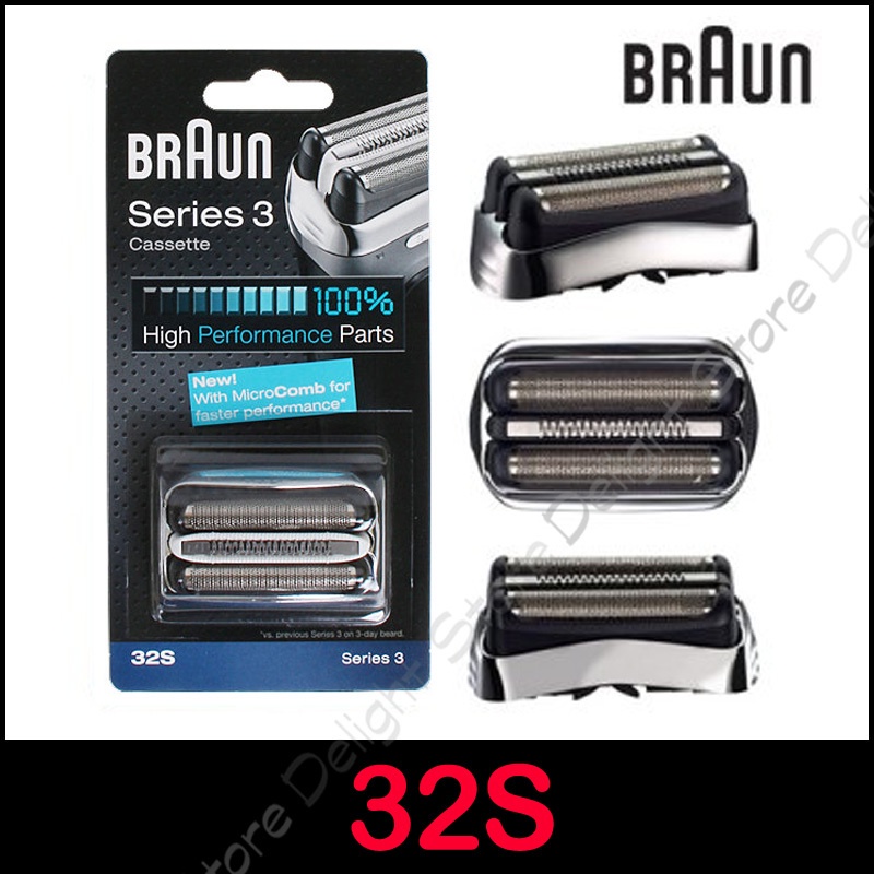 Series 3 32B Replacement Head Foil & Cutter Compatible with Braun