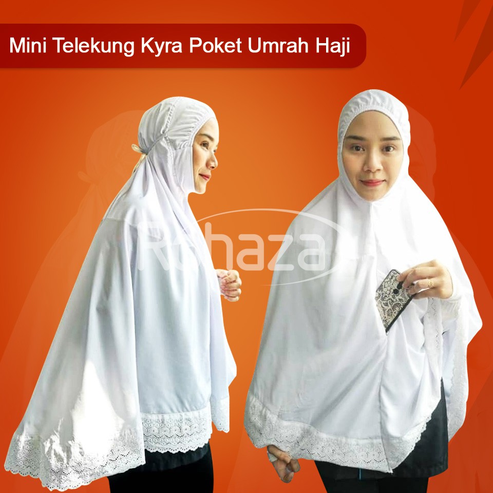 Mini Telekung Kyra Poket Umrah Haji | Shopee Malaysia