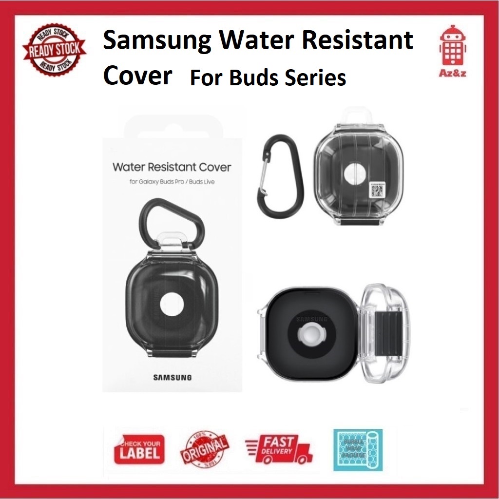 Are samsung live online buds waterproof