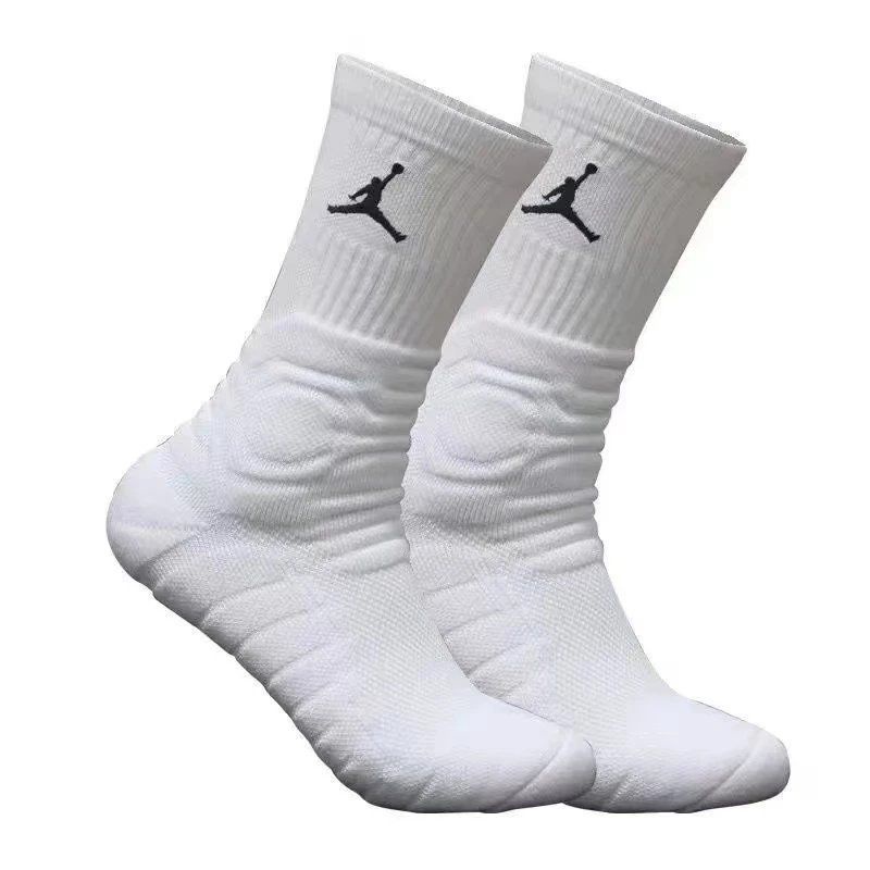 NBA Basketball AJ Elite High Tube Socks Thickened Towel Bottom Training ...