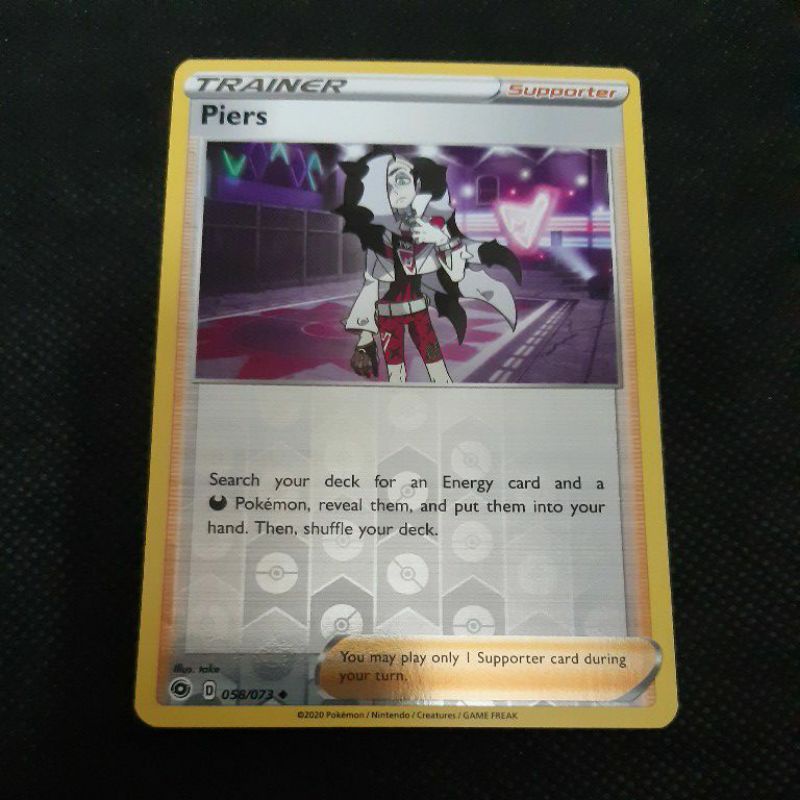 Pokemon Card TCG: Champion's Path Trainer: Hop/ Pokemon Center Lady/ Piers/  Poke ball/ Great ball/ Potion (REVERSE HOLO) | Shopee Malaysia