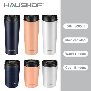 HAUSHOF 24 oz Travel Mug Tumbler Double Wall Vacuum Insulated