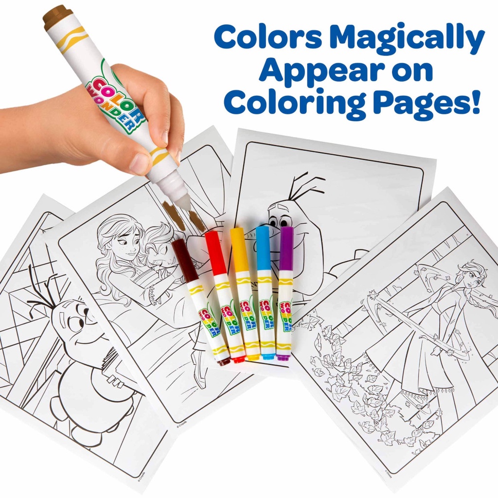 Crayola Color Wonder Mess Free Frozen 2 Coloring Pages & Marker | Shopee  Malaysia