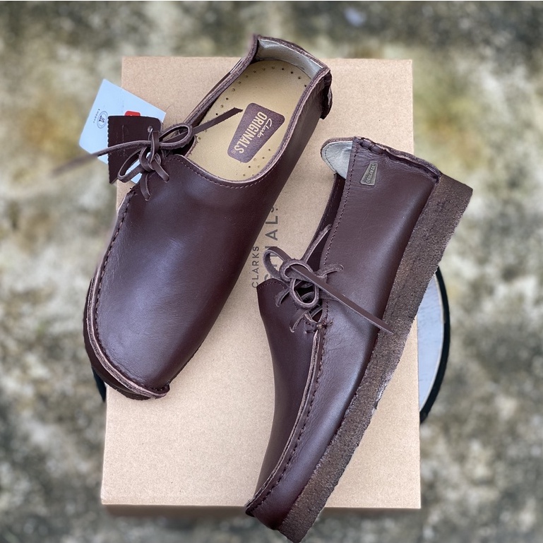 FREE GIFT CLARKS LUGGER 12 Genuine Coffee Leather SHOES S1710001 KASUT KULIT LELAKI MEN MAN SHOES Shopee Malaysia